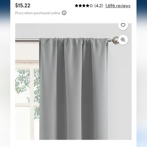 Blackout drapes, curtains
